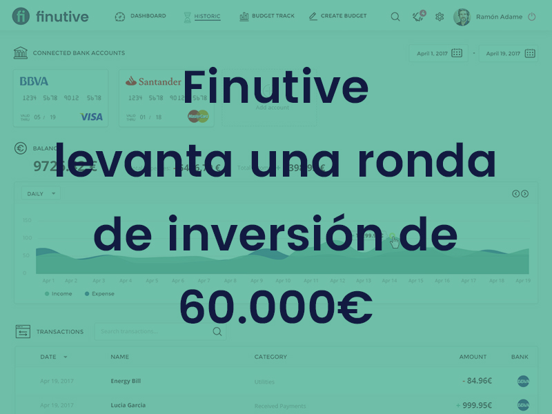 #2 Nota de prensa: Finutive levanta una ronda de inversión de 60.000€